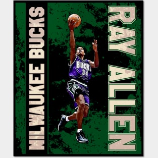 Ray allen || milwaukee bucks Posters and Art